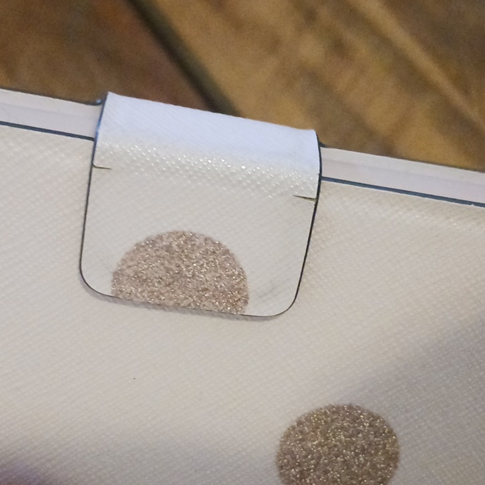 Kate Spade Glitter Dot folio phone case/card holder iPhone 7&8 - Picture 4 of 6